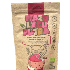 BIO "Mazo lāču putra" 3 graudu putra ar āboliem, 200gr.